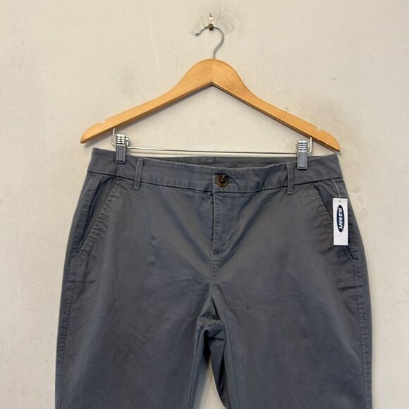 Old Navy gray cotton boot cut pants Size 12 P New - Picture 3 of 9
